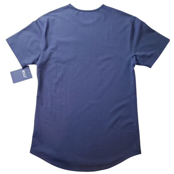 NWT BYLT Premium Basics Drop Cut S/S Pocket Lux T-Shirt Blue Men's Size Medium - Picture 5 of 8